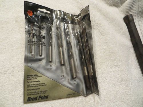 7 piece brad point drilling set for wood about 20 years old never used for sale