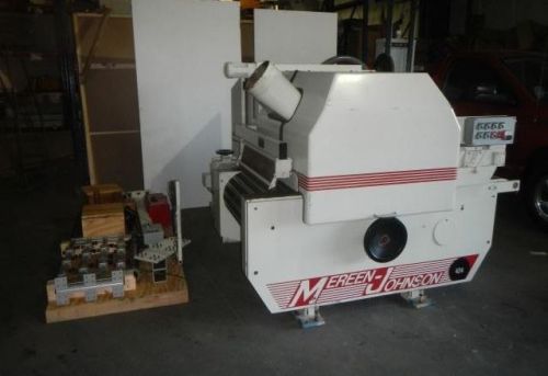 Mereen-Johnson Model 424-DC-1 Industrial Gang Rip Saw with lasers &amp; other parts