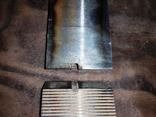 2 shaper / planer knives / knife weinig corrugated moulder molder #k307 for sale