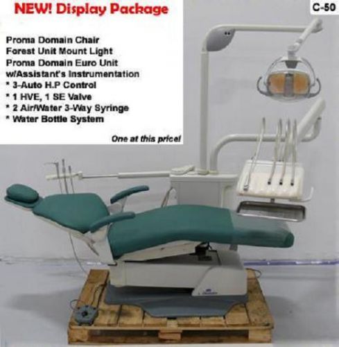 Proma Dental Chair, Forest Light, Proma Delivery System, New!