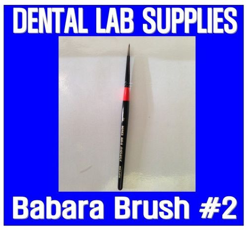 NEW Dental Lab Porcelain Build Up Babara Brush #2 - Us Seller