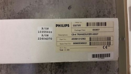 Philips C9-4 curved array transducer