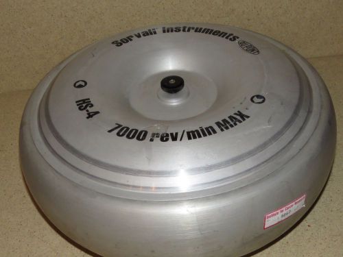 Sorvall hs-4 swinging bucket rotor &amp; buckets -b for sale