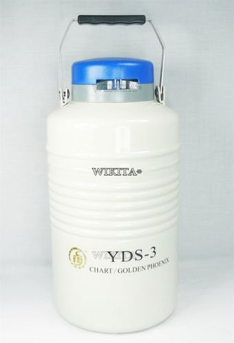 Cryogenic liquid nitrogen container dewar with strap 1pc 3l yds-3 new ln2 tank for sale