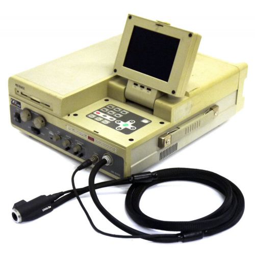 Keyence VH-6300 Hi-Res Fiber Digital Video Inspection Microscope +Camera System