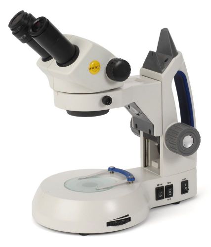 Swift optical sm105-c binocular stereo microscope with cordless stand for sale