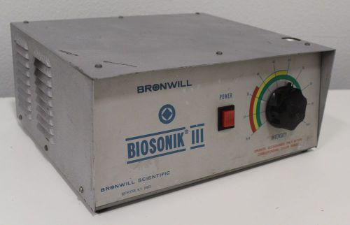 Bronwill Scientific Biosonik III Ultrasonic Processor Sonicator