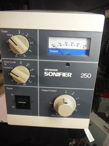 Branson 250 sonifier, 102 converter, 1/2 and 1  horns for sale