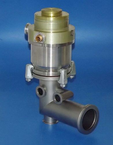 Alcatel 5150cp turbo molecular high vacuum pump / 5-way elbow flange / warranty for sale