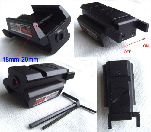 1pcs metal low profile red laser sight  for sights scope 18 -20mm rail mount for sale