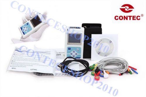 Contec holter tlc5000 dynamic ecg, 12-channel 24hour ecg record,synchro analysis for sale