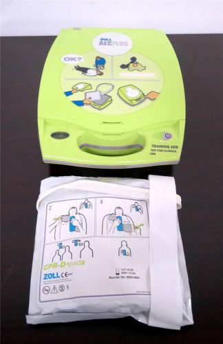 Zoll aedplus trainer aed plus trainer with cpr-d padz with warranty for sale
