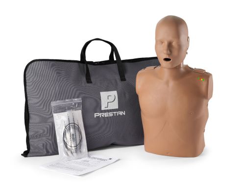 Prestan Adult Dark Skin CPR-AED Training Manikin with CPR Monitor PP-AM-100M-DS