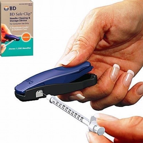 Bd safe clip syringe diabetic needle clipping clipper sharps cutter for sale