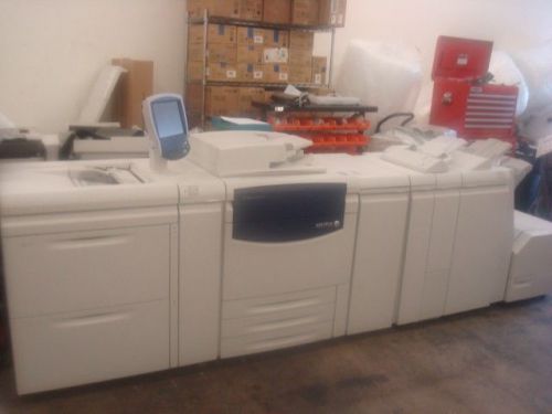 Xerox 700i Digital Color Dual Oversize LCT LP Finisher CZ Fold SQ Fold Trimmer