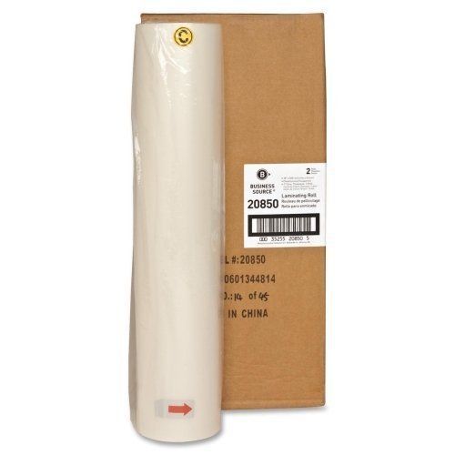 Business source laminating roll film - 18&#034; width x 500 ft length x (bsn20850) for sale
