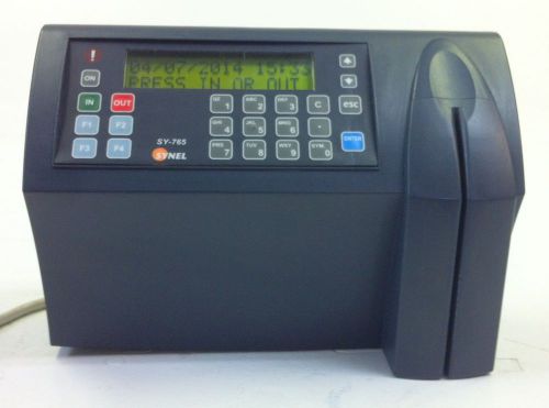 Synel SY-765 Time Clock Card Attendance Machine SY765