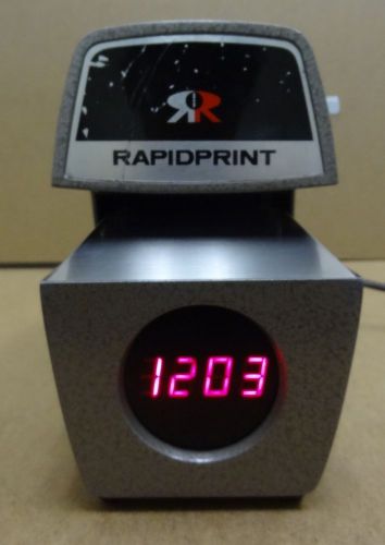 Rapidprint arl-e time &amp; date stamp rapid print time clock for sale