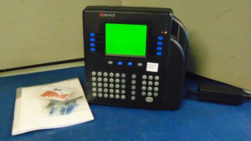 Kronos system 4500 time clock system 8602004-051  powers on! s635a for sale