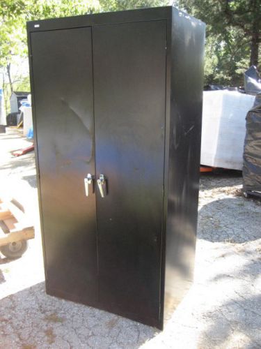 Hon steel storage cabinet-black 5 adj. shelves - brand new!!! for sale