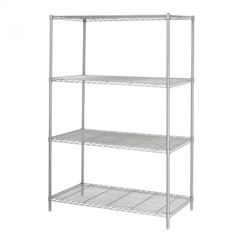 Safco 5294 steel industrial wire shelving and keyboard tray for sale
