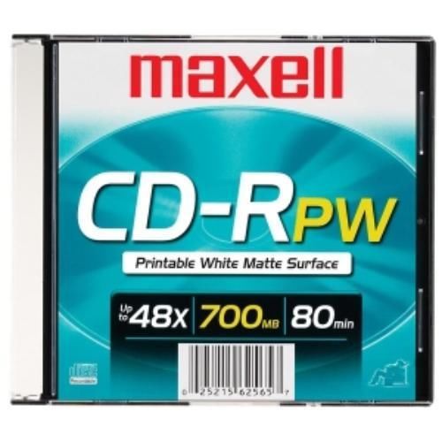Maxell Cd Recordable Media - Cd-r - 48x - 700 Mb - 1 Pack - (max648721)