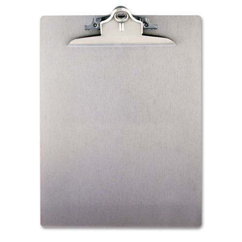 Saunders aluminum clipboard high capacity clip 1&#034;capacity holds 8 1/2x12 silver for sale
