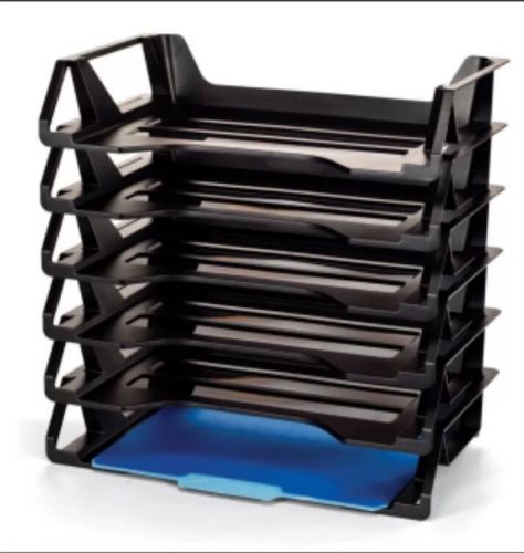 Achieva Side Load Letter Tray, 6 Pack Desk Organizer Storage Paper Files Recycle