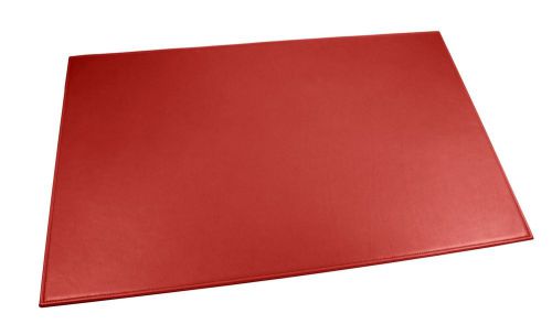LUCRIN - Large desk pad 23.6 x 15.7 inches - Smooth Cow Leather - Red