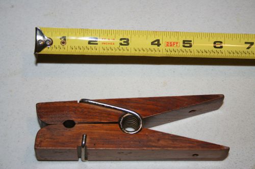 Jumbo / Giant 6&#034; Long Wood Clothes Pin - Desk Accessory - NEAT !!!