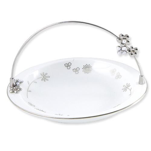 MIKIMOTO International pearl jewelry Tray Blanc sur from Japan K117 6964