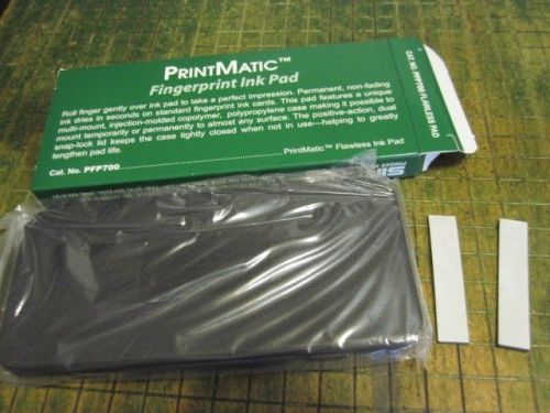 Fingerprint Ink Pad SIRCHIE PFP700 PrintMatic Flawless - New in Box