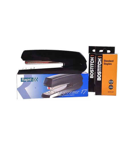 Rapid Supreme S17 Stapler - BRAND NEW (Includes 2 Boxes of Standard Staples)