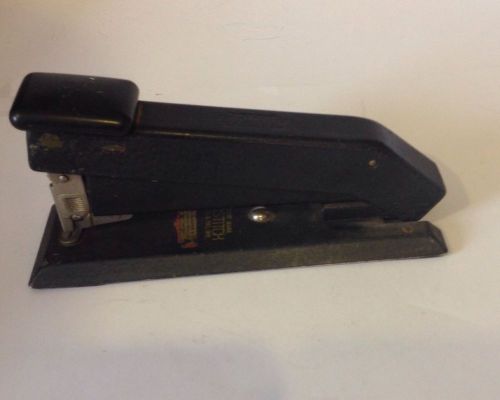 Vintage Black Bostitch Office Desktop Stapler Metal Heavy Duty