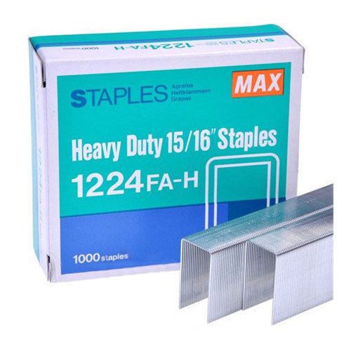 Max 15/16&#034; Staples For HD-12N Series and HD-12F 1000 Pack 1224FA-H Free Shipping