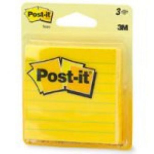 Post-it Note Pads Lined Sheets  Yellow - 3 ea