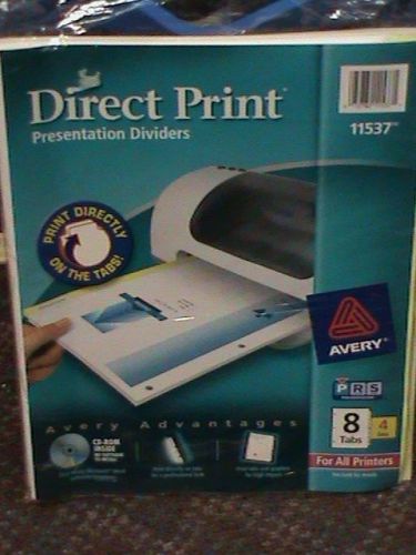 Avery Direct Print Presentation Tab Dividers 11537 5 Tabs