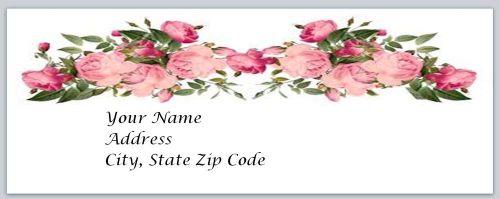 30 Roses Personalized Return Address Labels Buy 3 get 1 free (bo23)