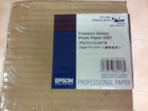New Genuine Epson Premium Glossy Photo Paper S041638 (24&#039;X100&#039;)