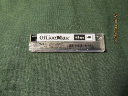 OfficeMax 0.5mm Fine Line HB Lead Refills, OPENED BOX ONLY 20 Refills left