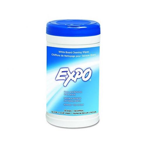 EXPO Dry Erase Board Cleaning Wet Wipes 50 Count - New Item
