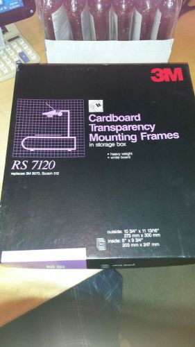 Box of 3M Cardboard Transparency Mounting Frames RS7120