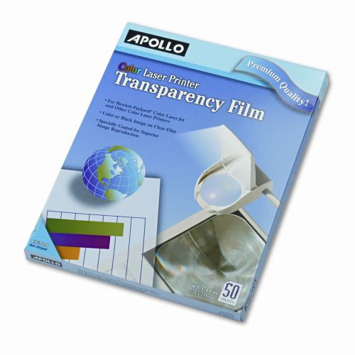 Color Laser Printer/Copier Transparency Film, Letter, 50/Box