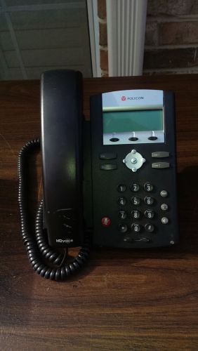 Polycom Soundpoint IP 331 VoIP Phone w/ Handset, Cord, Stand