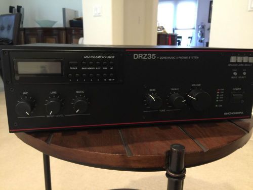 Bogen drz35 4-zone music &amp; paging system pa public address system for sale