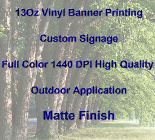 13Oz Full Color Custom Signage Vinyl Banner Printing High Quality, Matte Finish