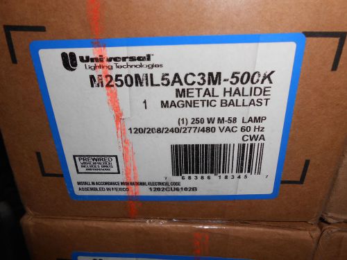 UNIVERSAL M250ML5AC3M-500K 250 WATT MH BALLAST KIT MULTI-TAP