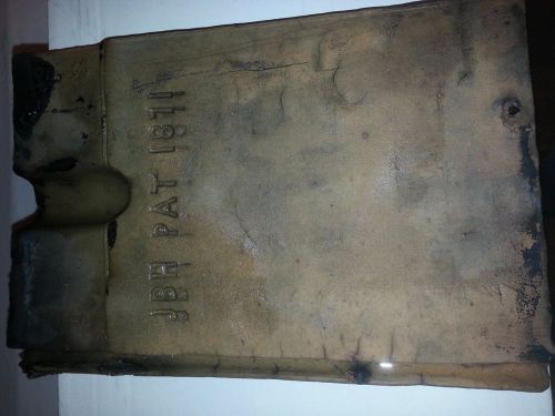Antique 1871 JBH Clay Roof Tiles - A great find of Americana