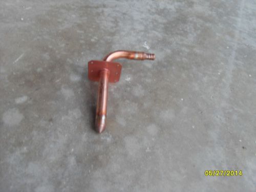(1) 1/2 PEX Copper Stub Out Elbow Size 3-1/2&#034; x 6&#034; with ear nail for PEX tubing