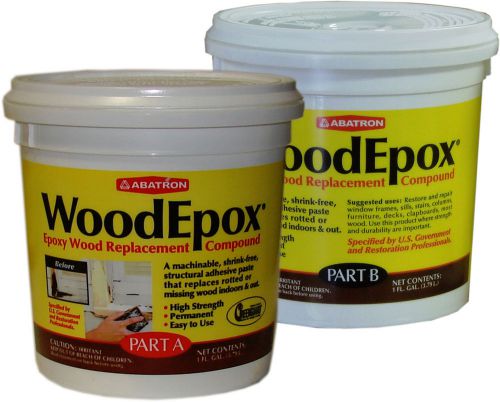 Abatron woodepox® epoxy wood light pine replacement compound 2 gallons for sale